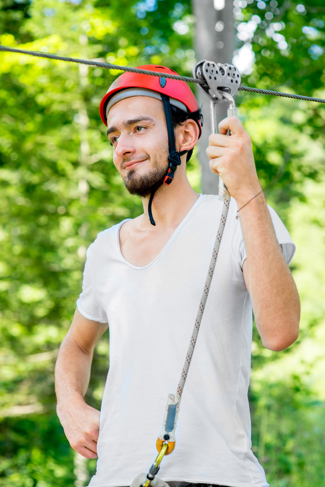 Zipline je bila zelo zabavna izkušnja